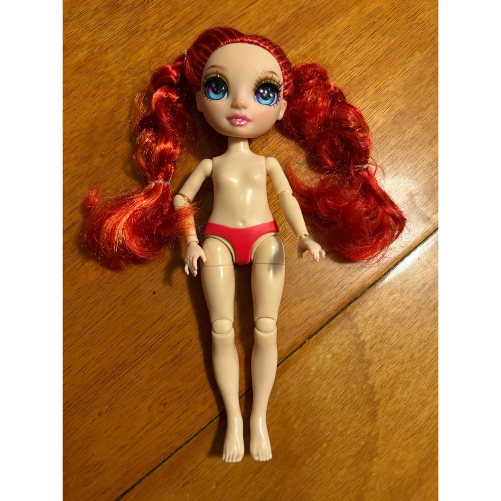 Rainbow High Ruby Anderson Doll Red Hair Blue Eyes Series 1 Nude Articulated DIY